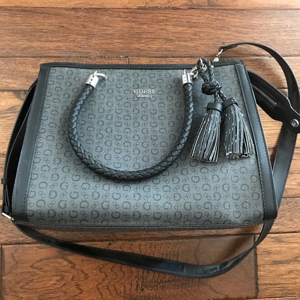 Guess grey tote bag
